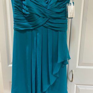 mini dress green, bridesmaid